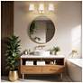 7_Kenroy Home Roberts 22 1/2" Brushed Gold 3-Light Vanity Bath Light more views