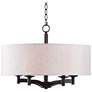 Thumbnail1 of Kenroy Home Rutherford 22" Wide 5-Light Oil Rubbed Bronze Drum Pendant