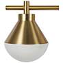 5_Kenroy Home Schoolhouse 23" Wide 3-Light Brushed Gold Vanity Light more views