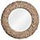 Kenroy Home Seagrass 33" Round Rope Wall Mirror