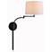 Kenroy Home Seven 18" Bronze Swing Arm Plug-In Wall Sconce