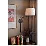 7_Kenroy Home Seven 18" Bronze Swing Arm Plug-In Wall Sconce more views