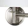 3_Kenroy Home Sheppard Brushed Steel Plug-In Swing Arm Wall Lamp more views