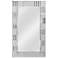 Kenroy Home Sparkle Chrome 28" x 44" Rectangular Wall Mirror