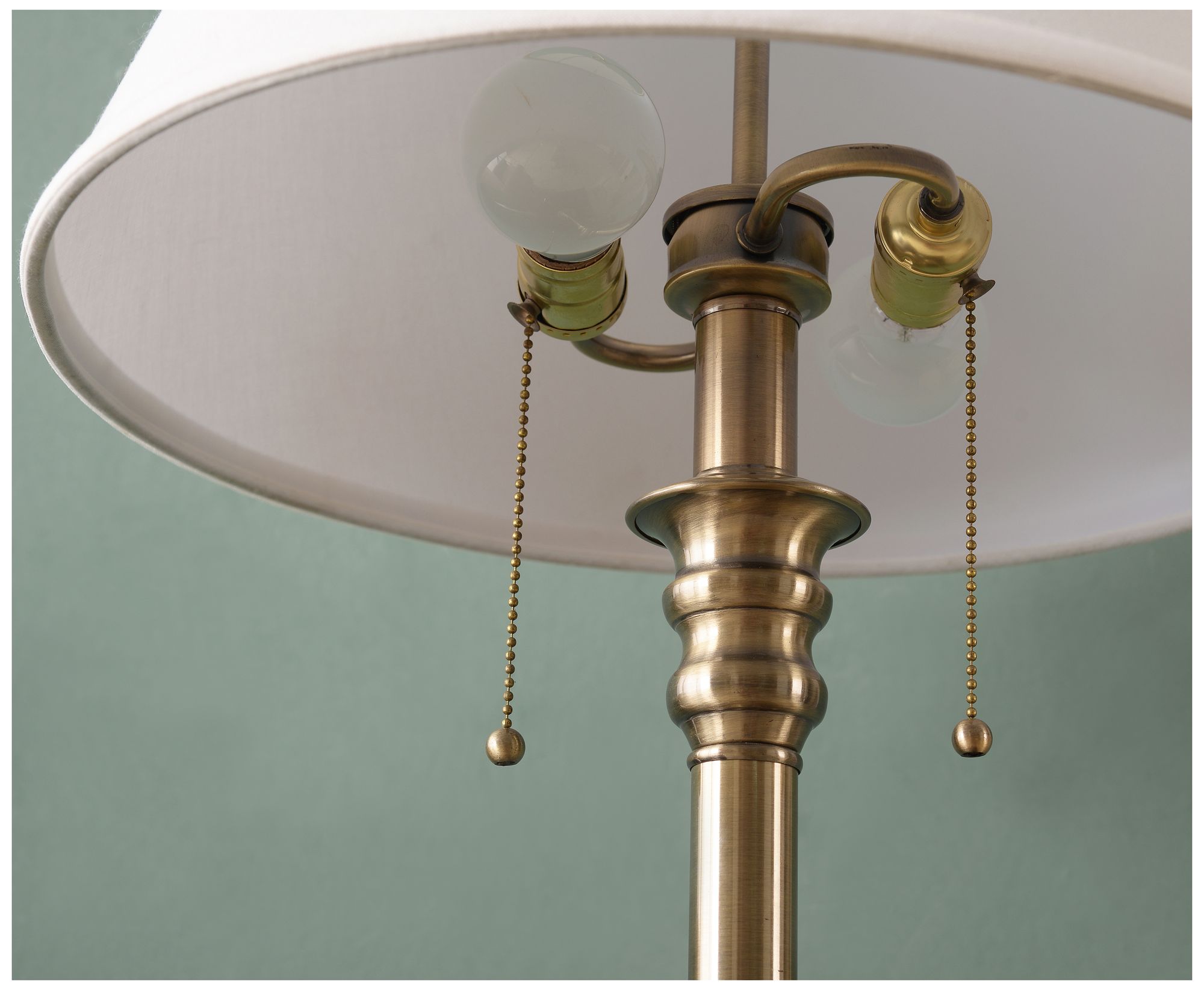 Kenroy Home Spyglass 59 1/2" Traditional Brass Pull Chain Floor Lamp