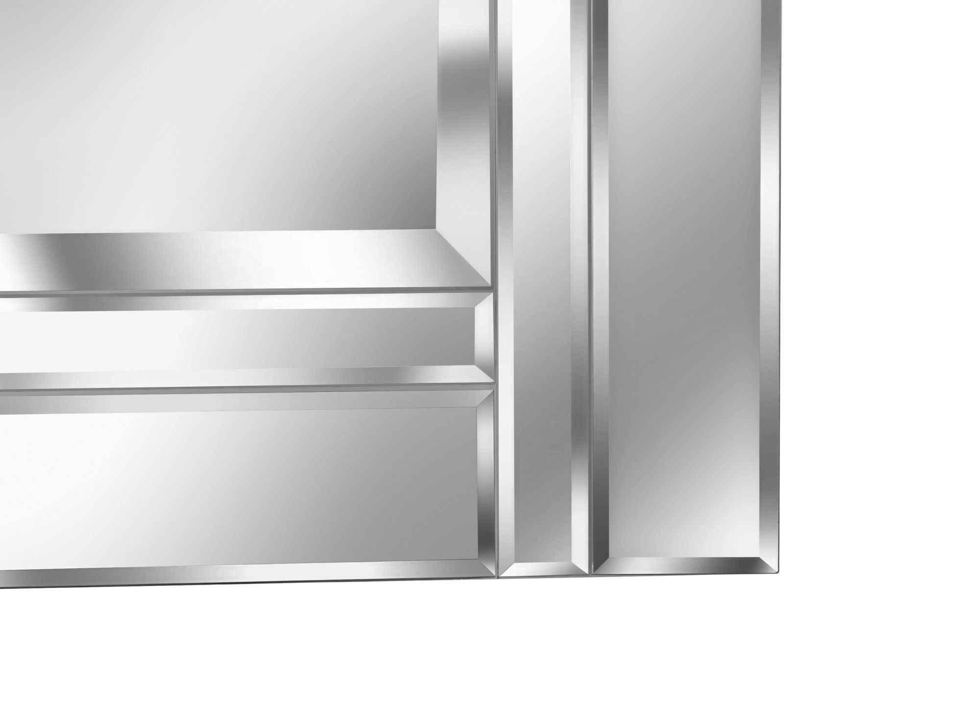 Image 3 Kenroy Home Still 24" x 36" Glass Border Wall Mirror more views