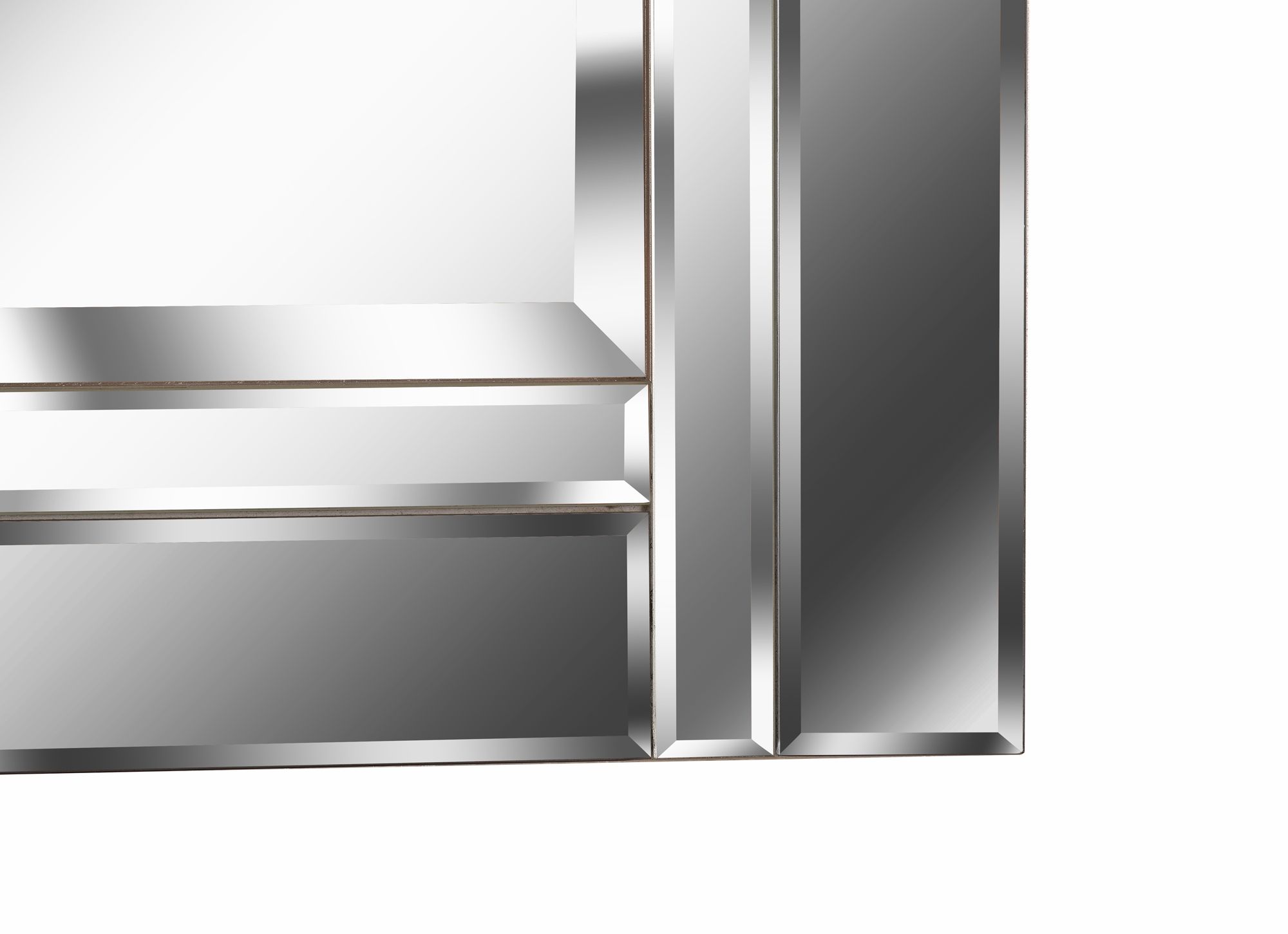 Image 5 Kenroy Home Still 24" x 36" Glass Border Wall Mirror more views