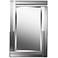 Kenroy Home Still 36" x 24" Glass Border Wall Mirror