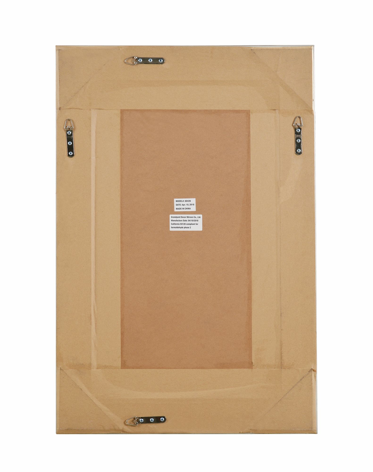 Image 4 Kenroy Home Still 36" x 24" Glass Border Wall Mirror more views