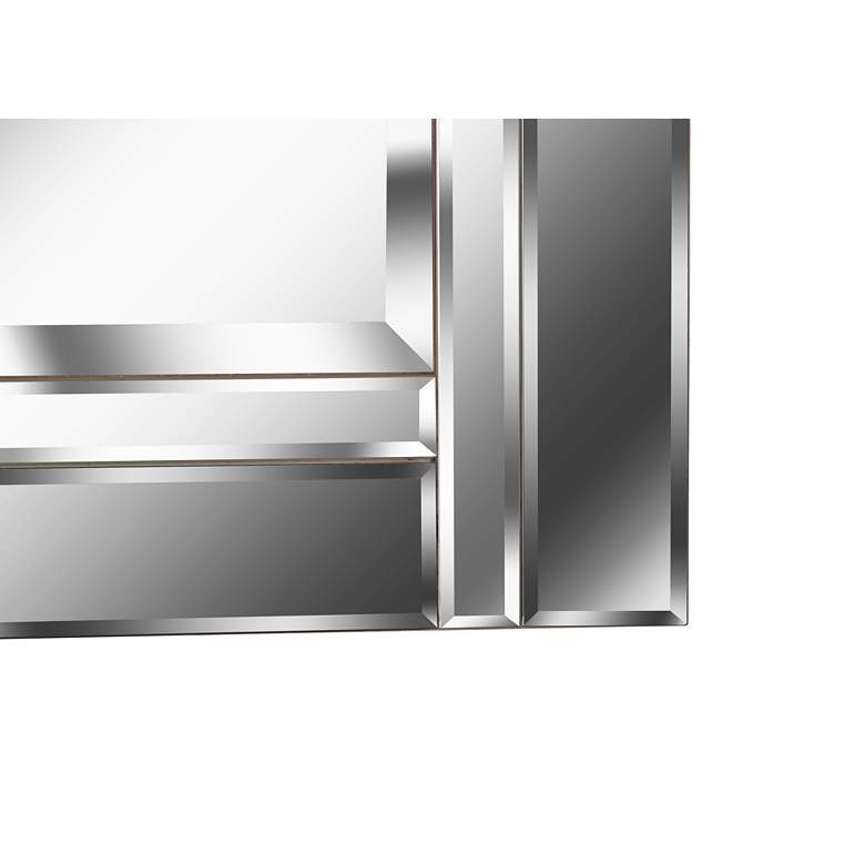 Image 4 Kenroy Home Still 36" x 24" Smoked Glass Border Wall Mirror more views