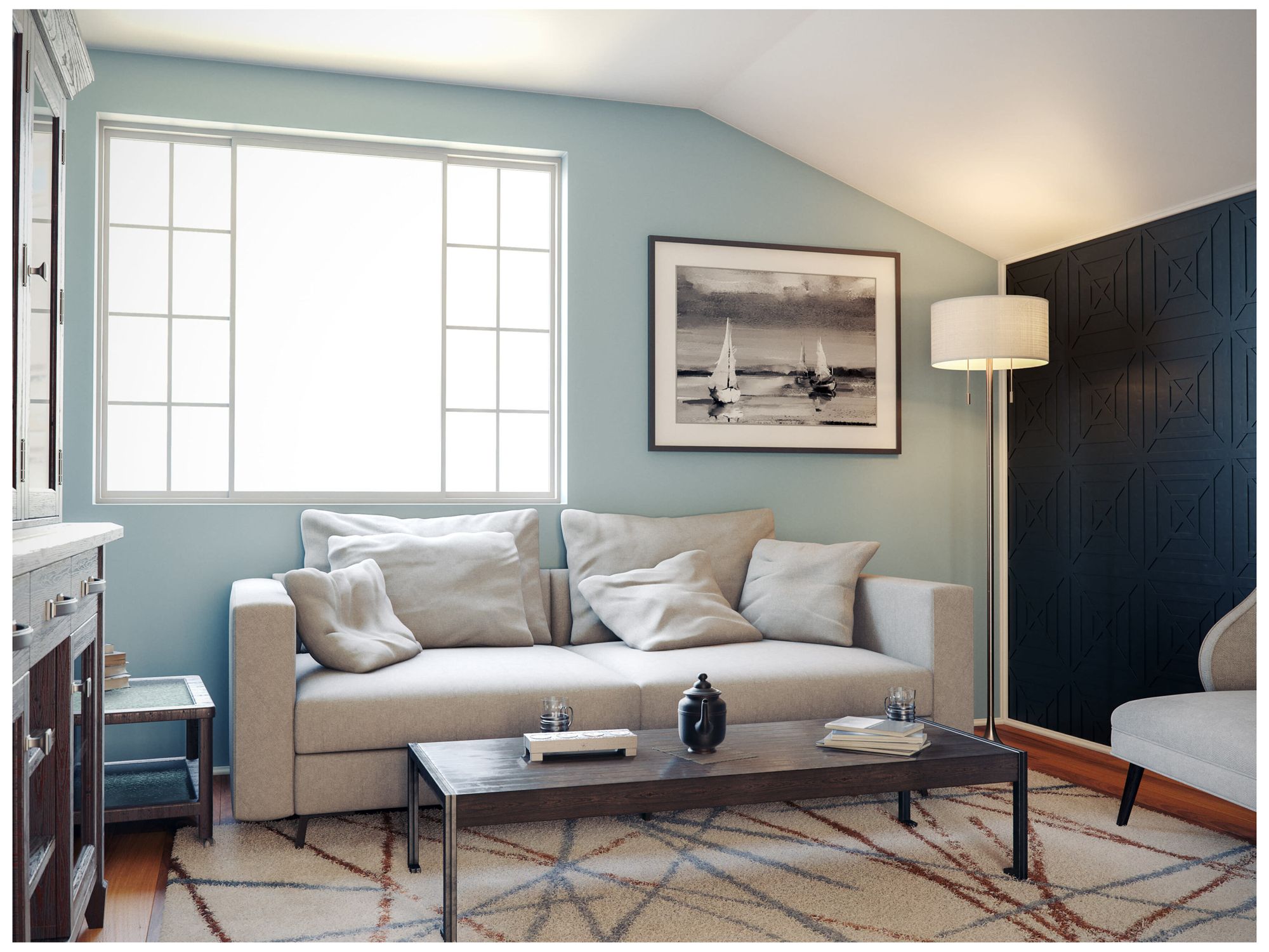 Kenroy Home Stowe 61" High Antique Brass Pull Chain Floor Lamp