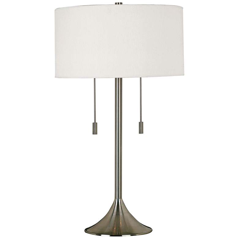 Image 1 Kenroy Home Stowe Brushed Steel Table Lamp