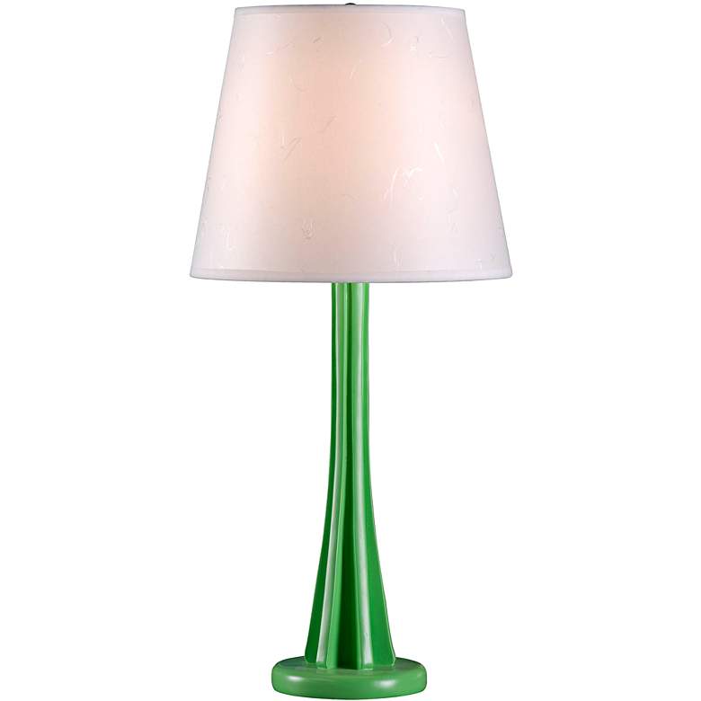 Image 1 Kenroy Home Swizzle Lime Green Modern Table Lamp