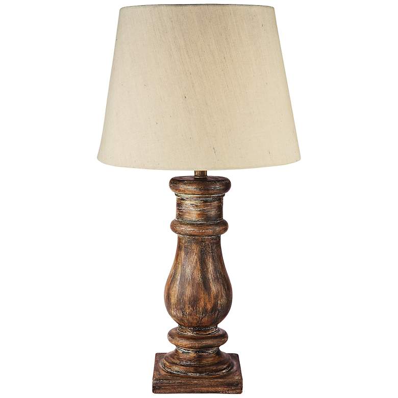 Image 1 Kenroy Home Tango Antique Walnut Table Lamp