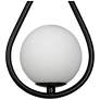 6_Kenroy Home Teardrop 12" High Modern Black Finish Wall Sconce more views