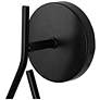 7_Kenroy Home Teardrop 12" High Modern Black Finish Wall Sconce more views