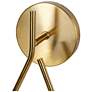 4_Kenroy Home Teardrop 12" High Modern Brushed Gold Wall Sconce more views