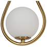 5_Kenroy Home Teardrop 12" High Modern Brushed Gold Wall Sconce more views