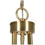 7_Kenroy Home Thayne 24" Wide 5-Light Brushed Gold Drum Pendant more views