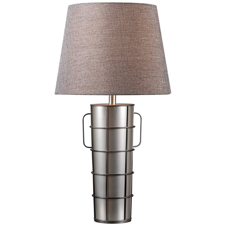 Image 1 Kenroy Home Vaso Galvanized Metal Table Lamp