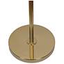 5_Kenroy Home Vega 56" High Brushed Gold Dome Shade Floor Lamp more views