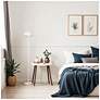 7_Kenroy Home Vega 56" High Modern White Dome Floor Lamp more views