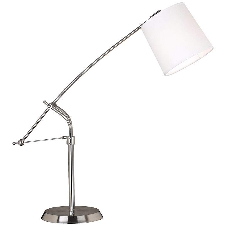 Image 1 Kenroy Reeler Brushed Steel Balance Arm Desk Lamp