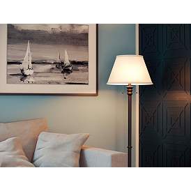 Image5 of Kenroy Spyglass Bronze Double Pull Floor Lamp more views