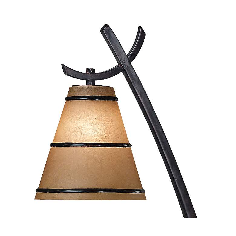 Kenroy Wright Bronze Finish Slanted Desk Lamp more views