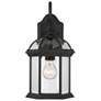 1_Kensington 15 3/4" High Textured Black Outdoor Wall Light