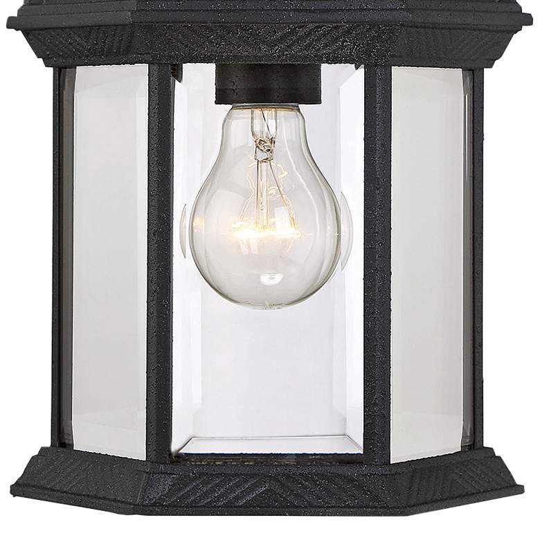Image 2 Kensington 15 3/4" High Textured Black Outdoor Wall Light more views