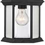 2_Kensington 15 3/4" High Textured Black Outdoor Wall Light more views