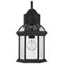 3_Kensington 15 3/4" High Textured Black Outdoor Wall Light more views