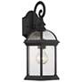 4_Kensington 15 3/4" High Textured Black Outdoor Wall Light more views