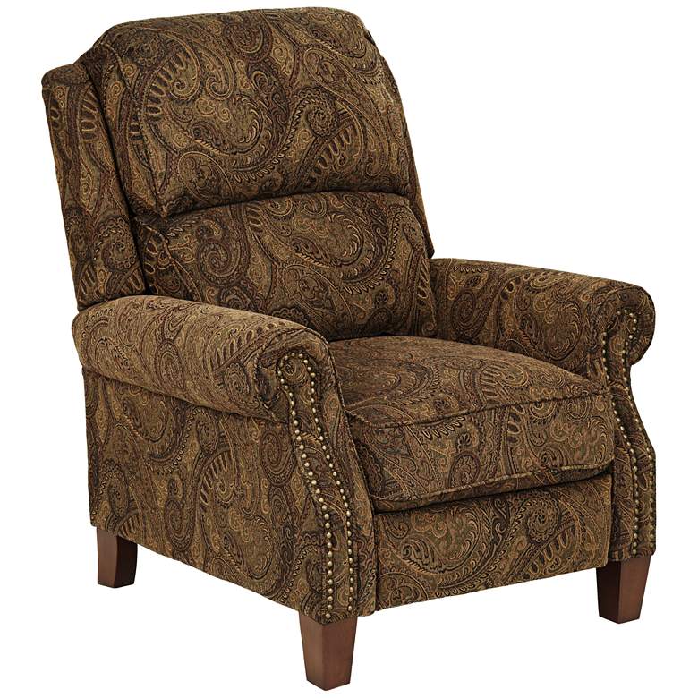 Image 2 Kensington Hill Beaumont 35" Wide Brown Paisley 3-Way Recliner
