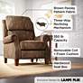 3_Kensington Hill Beaumont 35" Wide Brown Paisley 3-Way Recliner more views