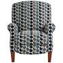 7_Kensington Hill Bubbles Ink 27 1/2"W Multi-Color Push-Thru Recliner more views