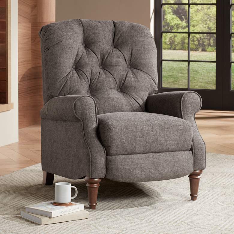 Image 1 Kensington Hill Melissa 31" Wide Ash Gray Fabric 3-Way Recliner