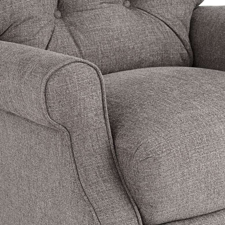 Image 5 Kensington Hill Melissa 31" Wide Ash Gray Fabric 3-Way Recliner more views