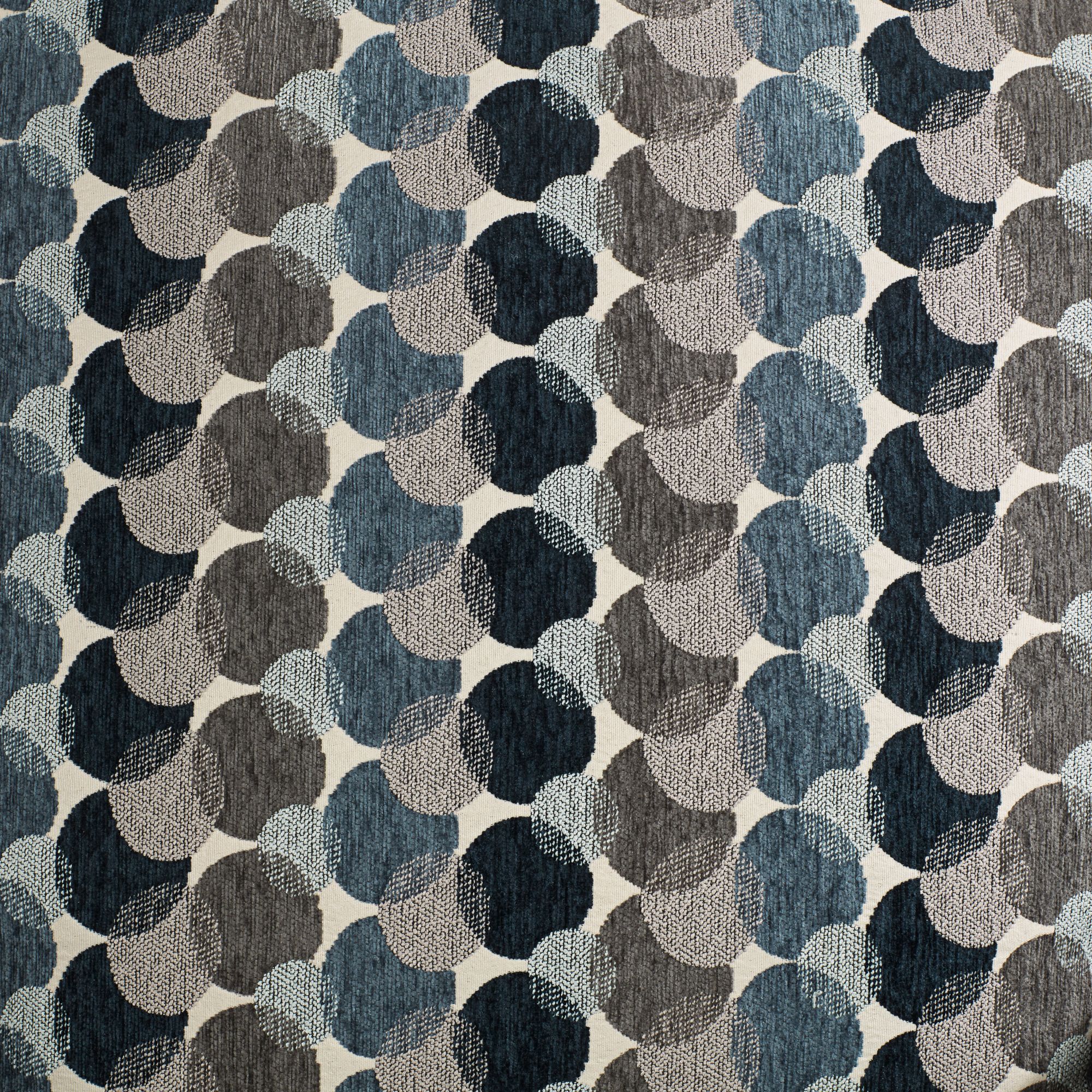 Image 3 Kensington Hill Morris Bubbles Ink Blue Push-Thru Recliner more views