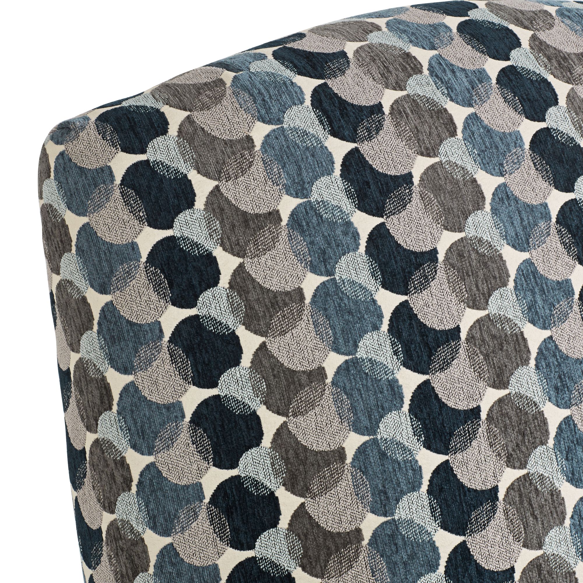 Image 4 Kensington Hill Morris Bubbles Ink Blue Push-Thru Recliner more views