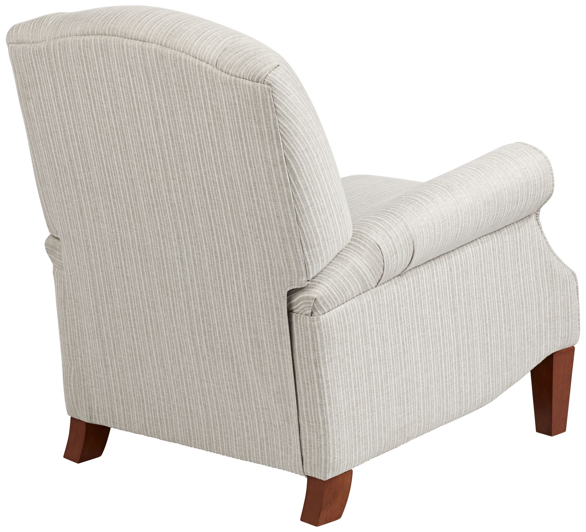 Kensington Hill Morris Off-White with Gray Pinstripe 3-Way Recliner