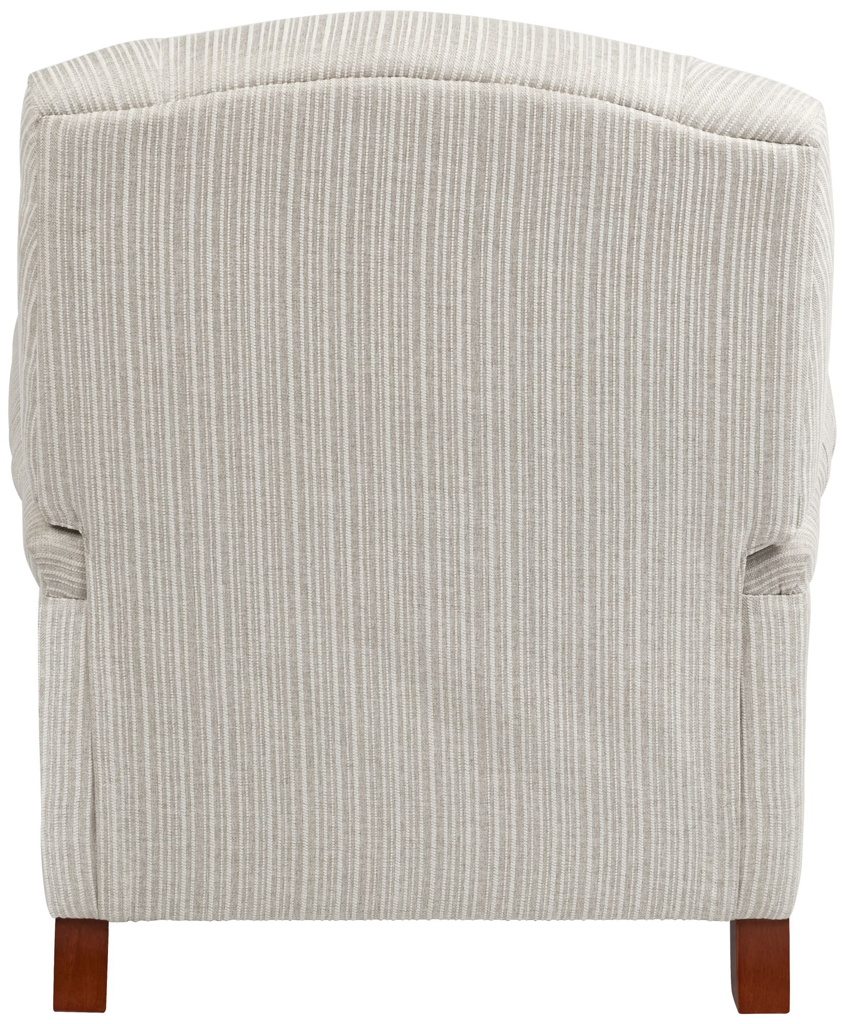 Kensington Hill Morris Off-White with Gray Pinstripe 3-Way Recliner