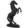 Kensington Hill Prancer Stallion 15" High Black Finish Horse Statue