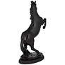 Kensington Hill Prancer Stallion 15" High Black Finish Horse Statue