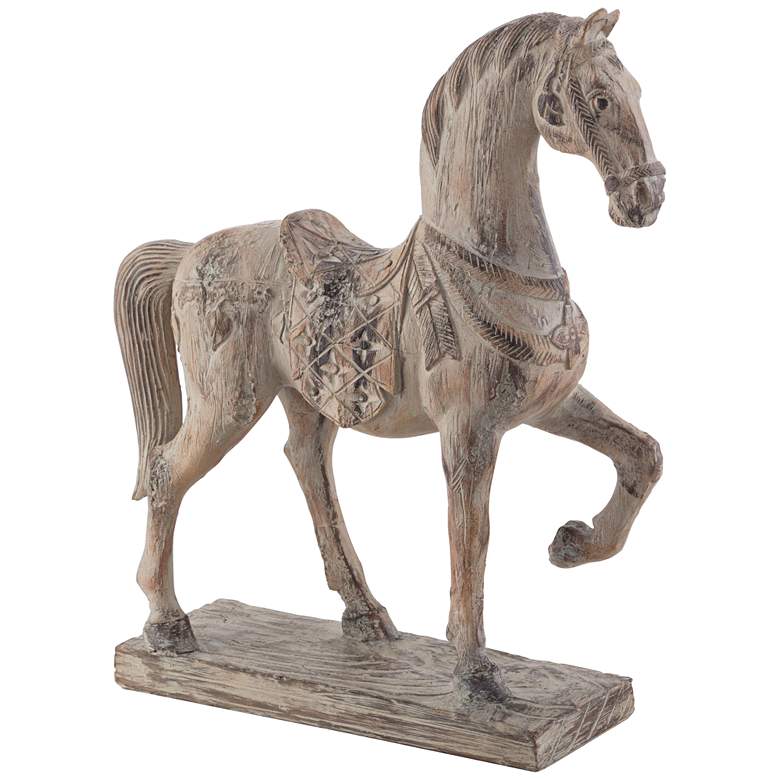 Image 2 Kensington Hill Rustic Horse 15 1/4 inch High Statue