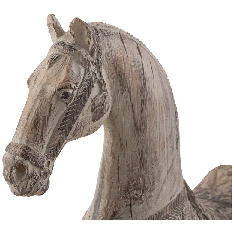 Image 3 Kensington Hill Rustic Horse 15 1/4 inch High Statue more views