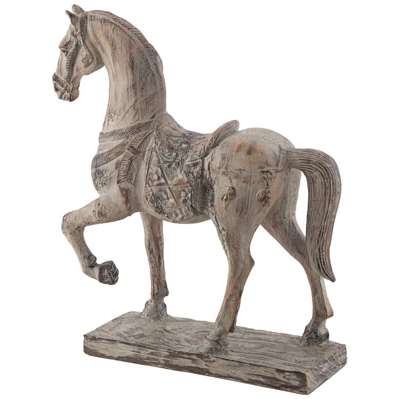Image 5 Kensington Hill Rustic Horse 15 1/4" High Statue more views