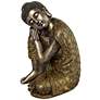 Kensington Hill Sleeping Buddha 14 1/2" Brushed Dark Gold Statue