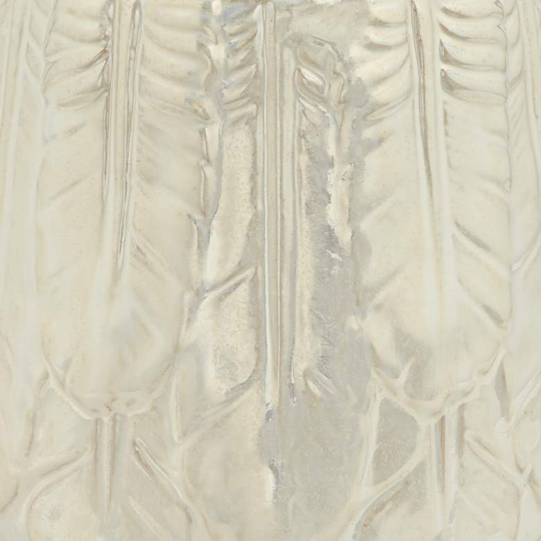 Image 5 Kensington Hill Spar 7 1/2" Pearl White Decorative Jar with Gold Bird more views